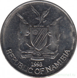 Монета. Намибия. 50 центов 1993 год.