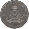 Монета. Австралия. 50 центов 2001 год. Столетие конфедерации. Южная Австралия. ав.