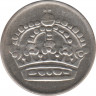  Монета. Швеция. 50 эре 1956 год. рев.
