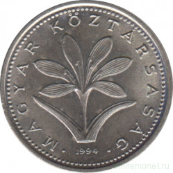 Монета. Венгрия. 2 форинта 1994 год.
