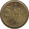 Монета. Эфиопия. 5 сантимов 2004 год. рев.