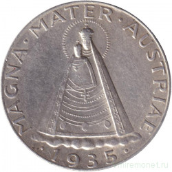 Монета. Австрия. 5 шиллингов 1935 год.