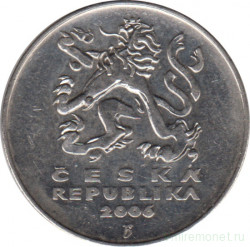 Монета. Чехия. 5 крон 2006 год.