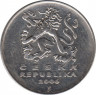 Монета. Чехия. 5 крон 2006 год. ав.