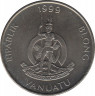 Монета. Вануату. 20 вату 1999 год. рев.