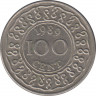 Монета. Суринам. 100 центов 1989 год. ав.