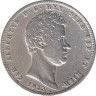 Монета. Сардиния. 5 лир 1833 год. P. Якорь. ав.