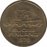 Аверс. Монета. Финляндия. 5 марок 1978 год.