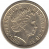 Монета. Гибралтар. 1 фунт 2001 год.