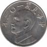 Монета. Тайвань. 5 долларов 2013 год. (102-й год Китайской республики). ав.