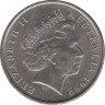 Монета. Австралия. 5 центов 1999 год. ав.