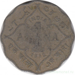 Монета. Индия. 1 анна 1912 год.
