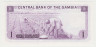 Банкнота. Гамбия. 1 даласи 1986 год.