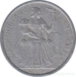 Монета. Французская Полинезия. 2 франка 1979 год.