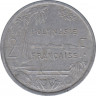 Монета. Французская Полинезия. 2 франка 1979 год. рев.