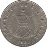 Монета. Гватемала. 10 сентаво 1983 год. ав.