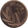 Монета. Бельгия. 20 франков 1989 год. BELGIQUE.
