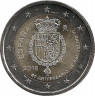 Монета. Испания. 2 евро 2018 год. 50 лет королю Филиппу VI. ав.