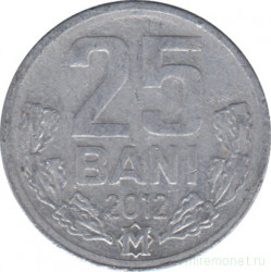 Монета. Молдова. 25 баней 2012 год.