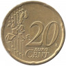 Монета. Греция. 20 центов 2002 год. 