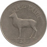 Аверс. Монета. Ирландия. 1 фунт 1990 год.