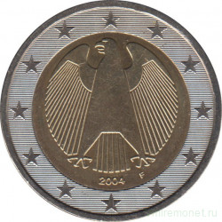 Монеты. Германия. Набор евро 8 монет 2004 год. 1, 2, 5, 10, 20, 50 центов, 1, 2 евро. (F).