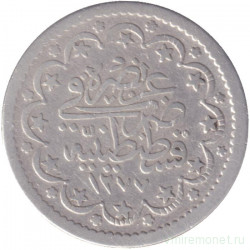 Монета. Османская империя. 5 курушей 1861 (1277/1) год.
