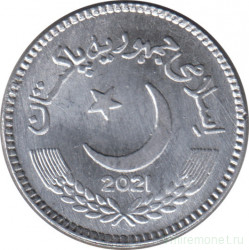 Монета. Пакистан. 2 рупии 2021 год.