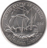 Монета. США. 25 центов 2026 год. 250 лет независимости США. Мейфлауэр. Монетный двор P.