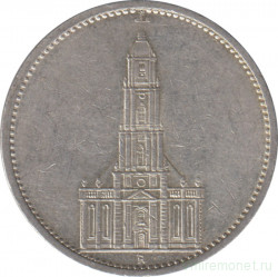 Монета. Германия. Третий Рейх. 5 рейхсмарок 1934 год. Монетный двор - Берлин (А). 1 год нацистскому режиму.