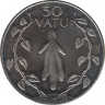 Монета. Вануату. 50 вату 2009 год. ав.