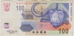 Банкнота. Южно-Африканская республика (ЮАР). 100 рандов 2005 год. Тип 131b.