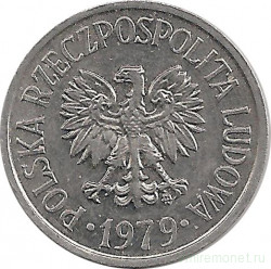 Монета. Польша. 20 грошей 1979 год.