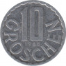 Монета. Австрия. 10 грошей 1988 год. ав.
