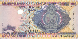 Банкнота. Вануату. 200 вату 2006 год. Тип 8c.