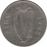 Монета. Ирландия. 10 пенсов 1999 год. ав.