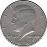 Монета. США. 50 центов 1989 год. Монетный двор D. ав.
