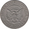 Монета. США. 50 центов 1989 год. Монетный двор D. рев.