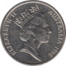 Монета. Австралия. 5 центов 1998 год. ав.
