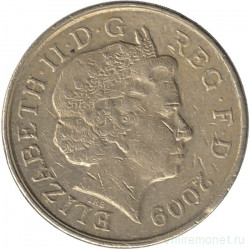 Монета. Великобритания. 1 фунт 2009 год. 