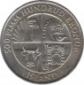Монета. Исландия. 500 крон 1974 год. 1100 лет первым поселенцам. рев.