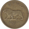 Монета. Руанда-Бурунди. 1 франк 1961 год. ав.