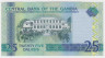 Банкнота. Гамбия. 25 даласи 2006 год.