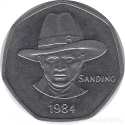 Монета. Никарагуа. 5 кордоб 1984 год.