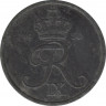  Монета. Дания. 5 эре 1950 год. ав.