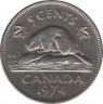 Монета. Канада. 5 центов 1974 год. ав.