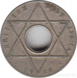Монета. Британская Западная Африка. 1/10 пенни 1925 год. KN.