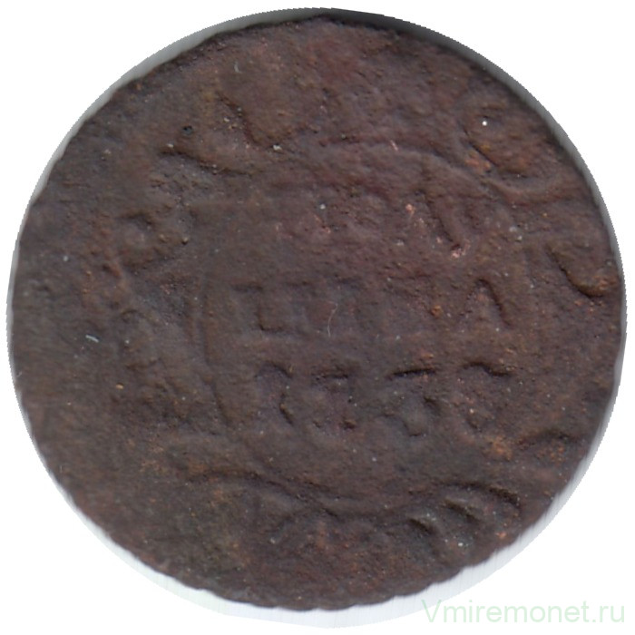 Монета. Россия. Полушка 1738 год.