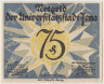 Бона. Нотгельд. Германия. Город Йена. 75 пфеннигов 1921 год. Вариант 656.2.4.3. ав.