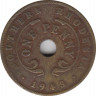 Монета. Южная Родезия. 1 пенни 1943 год. ав.